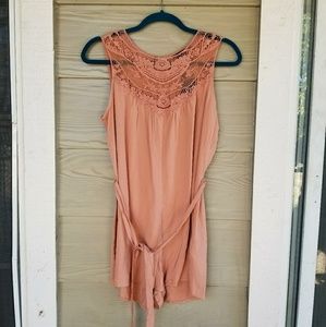 Peach Romper